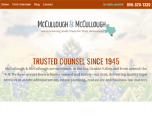 Tablet Screenshot of gmcculloughlaw.com